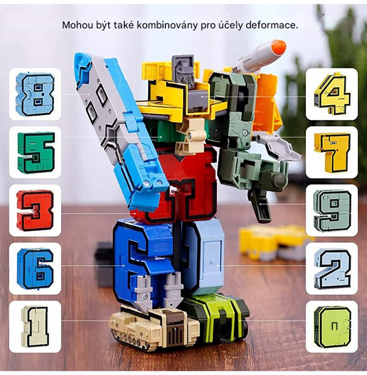 🧒 Digitálně transformující se robotická hračka pro děti, která podporuje kreativitu