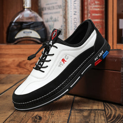 🔥✨【39-48】Męskie skórzane buty biznesowe na co dzień – wodoodporne i odporne na plamy, wygodne w noszeniu