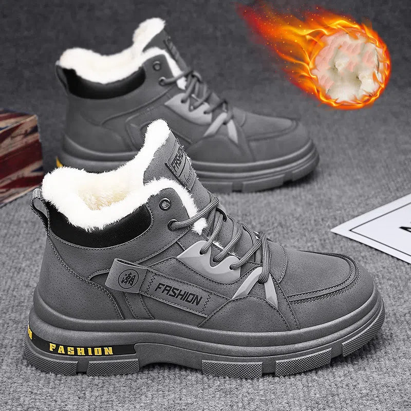 🔥🔥👞【39－44】2026 nowe męskie zimowe, pogrubione, aksamitne, ciepłe buty Martin