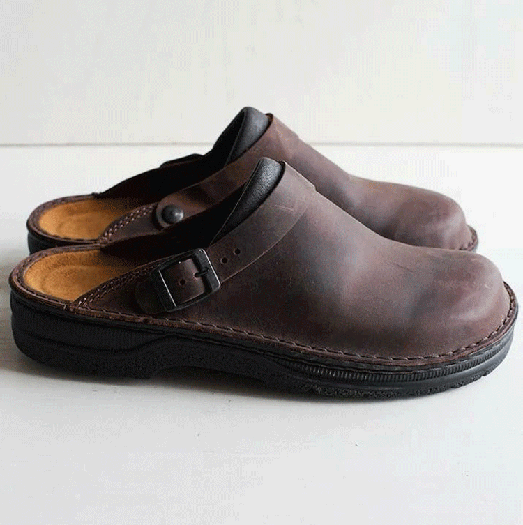 💥💥【38–48】Wysokiej jakości, wygodne i lekkie męskie kapcie z prawdziwej skóry