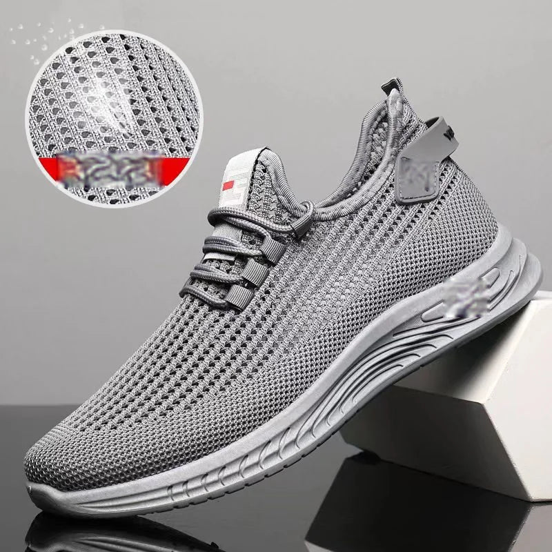 【39-44】2025 Letnie oddychające, rekreacyjne, ultralekkie, sportowe buty z siateczki