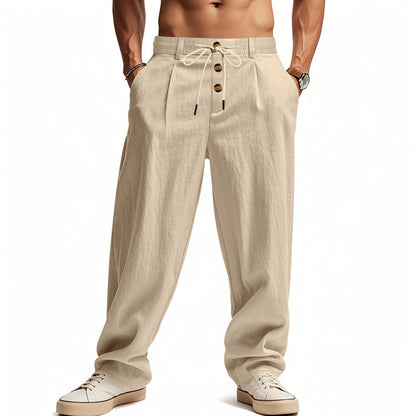 👖👖 ¡Oferta por tiempo limitado al 50% de descuento! Pantalones caseros de hombre de alta calidad, corte entallado y recto, transpirables y cómodos.