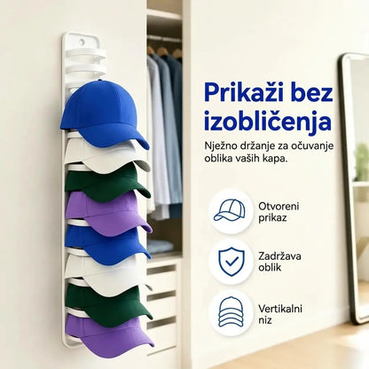【2 komada】Organizator za šešire koji štedi prostor