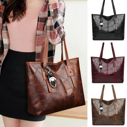 ✨👜50% de descuento🔥 Bolso de mano grande de piel suave para mujer, bandolera, casual y a la moda ✅️Pago contra entrega