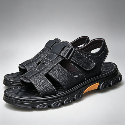 💥【38~44】Sandalias casuales de cuero para hombre