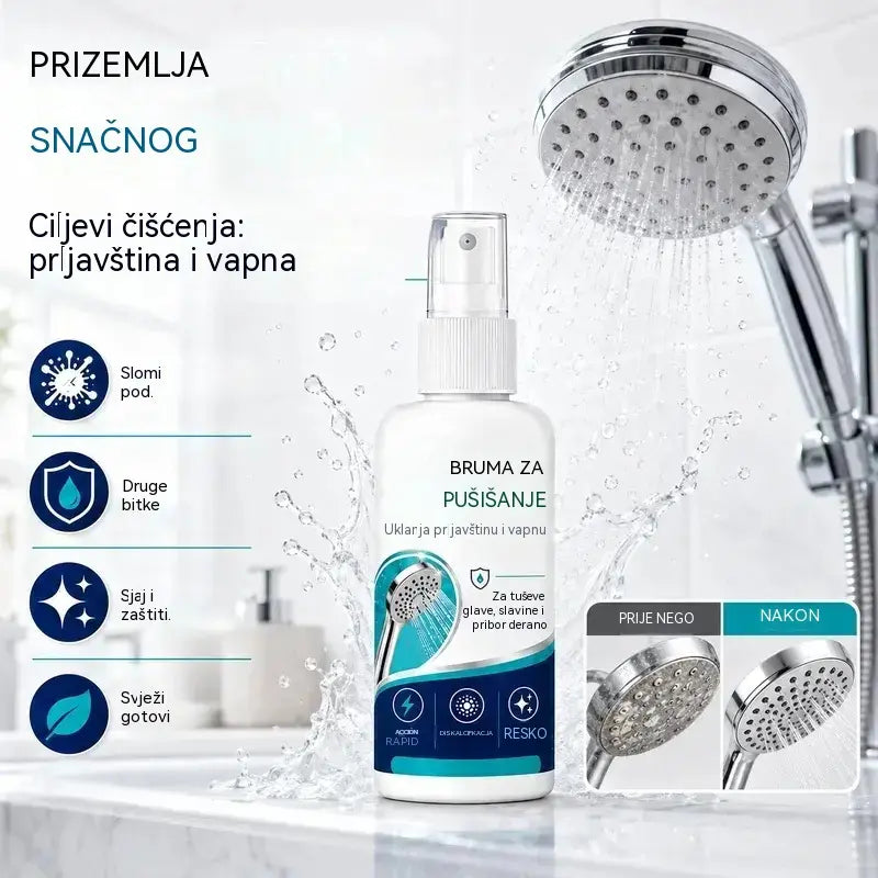 🚿💧Brzodjelujući sprej za uklanjanje kamenca iz tuša