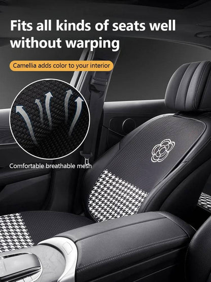 🚗🌸Oddychająca jedwabna poduszka samochodowa Camellia Ice Silk