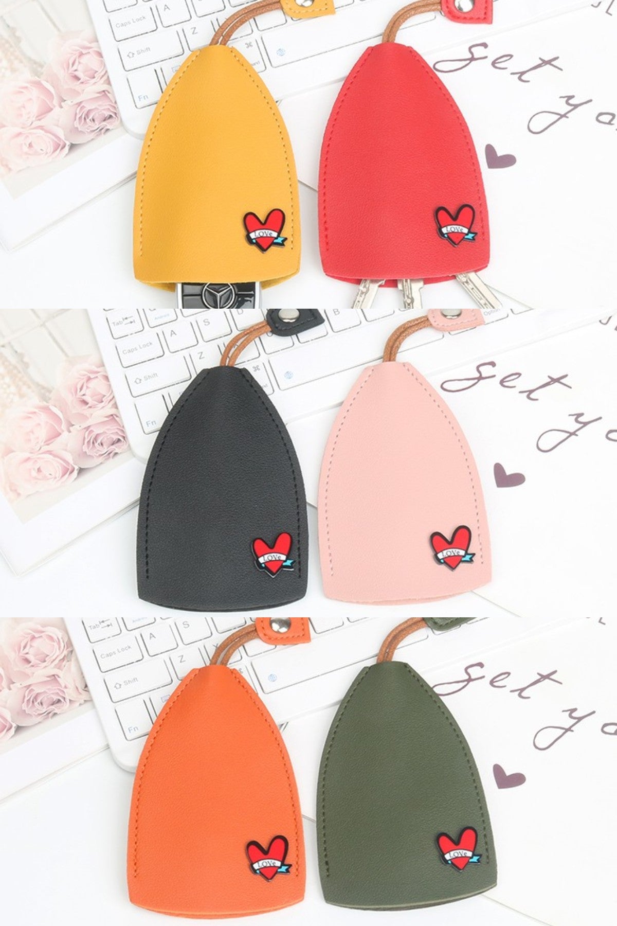 🔑✨(Komplet 6 kosov)💥 Obesek za ključe z vrvico za pritrditev