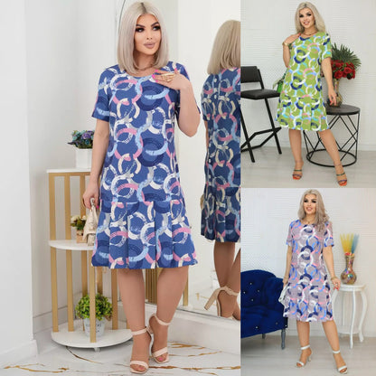 💝【S-5XL】Wysokiej jakości modna sukienka-3670788