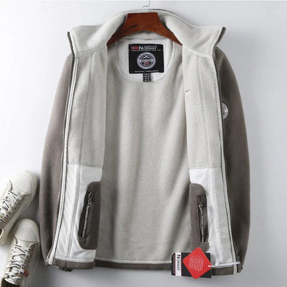 💥Kurtka Zimowa Męska Dwustronna, Ciepła, Luźna, z Bawełny/Wełny, Idealna na Chłodne Dni 【S-3XL】