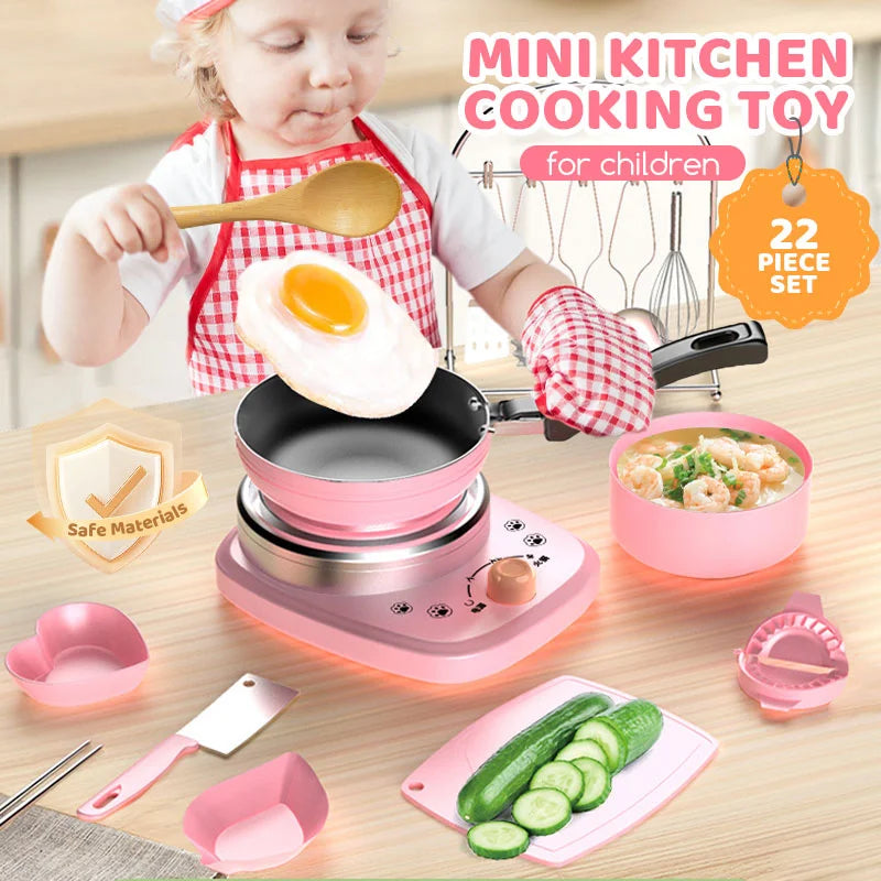 🎀🎁【Nejlepší dárek pro vaše dítě✨】🔥🍳 Mini kuchyňská hračka pro děti – skvělý pomocník pro jejich růst