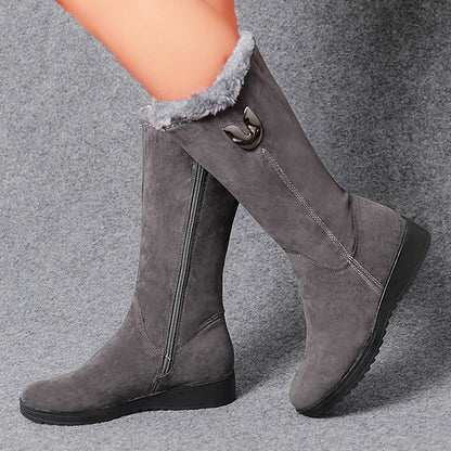 🔥✨【Zimowa zniżka 50% 】[35-41] Nowe modne damskie zimowe ciepłe śniegowce, długie buty