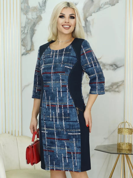 🌞🔥【S-5XL】🤩Nowa elegancka sukienka wysokiej jakości-3886839