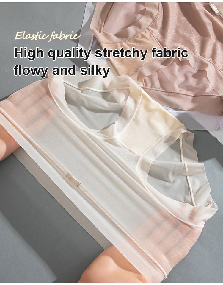 🥰😍🥰【 6 sztuk 】 Ultra cienka bielizna 3D Ice Silk Bezszwowa bielizna Ultra cienka bielizna Nude