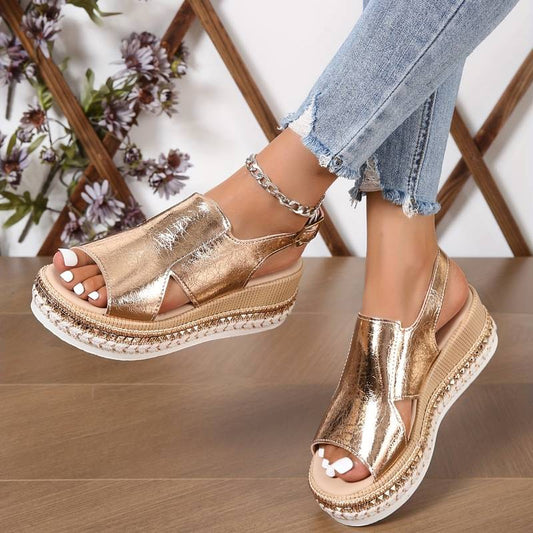 💕🙌【36-41】✨🎉Damskie sandały plażowe na grubej podeszwie_3629466