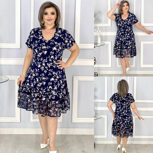 ✨【S-5XL】👗Nowa modna sukienka, klasyczny design, elegancka i prosta