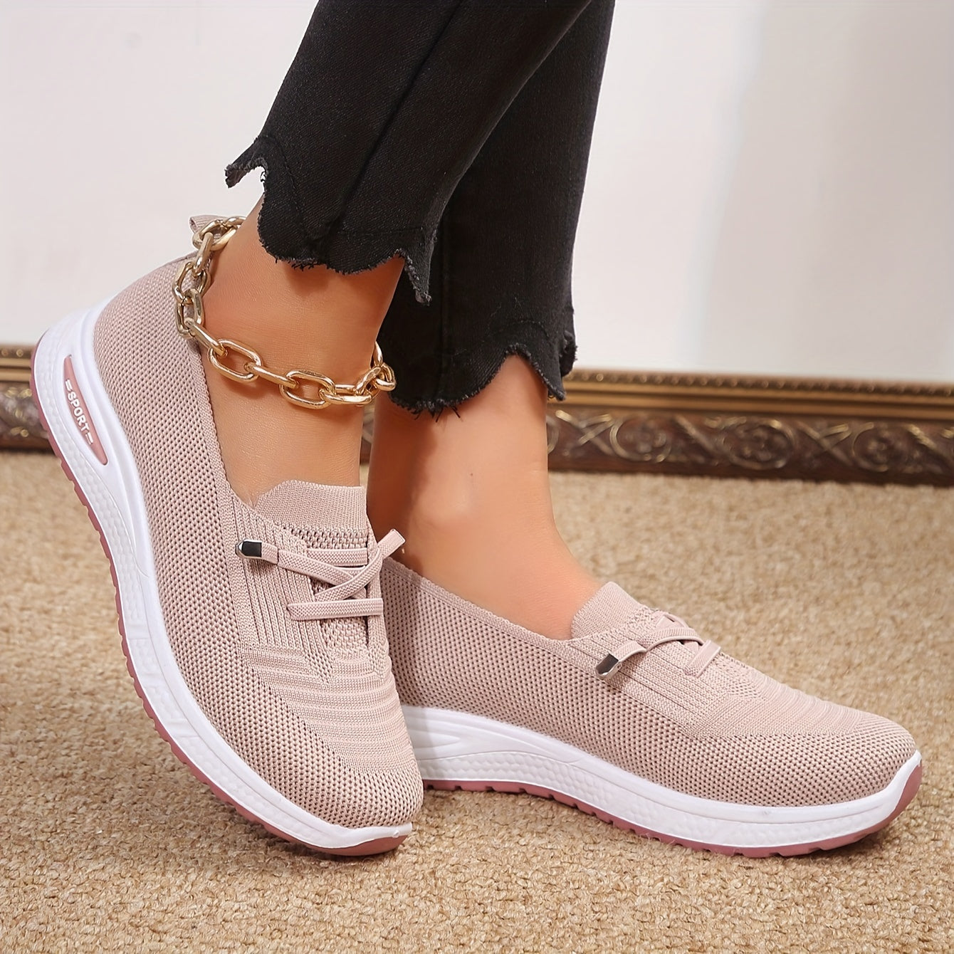💖🎁【Oferta por tiempo limitado】【36-41】Zapatos casuales ligeros y cómodos para mujer – Cómodos y ligeros, ideales para el uso diario | Sin cordones ✅️Pago contra entrega
