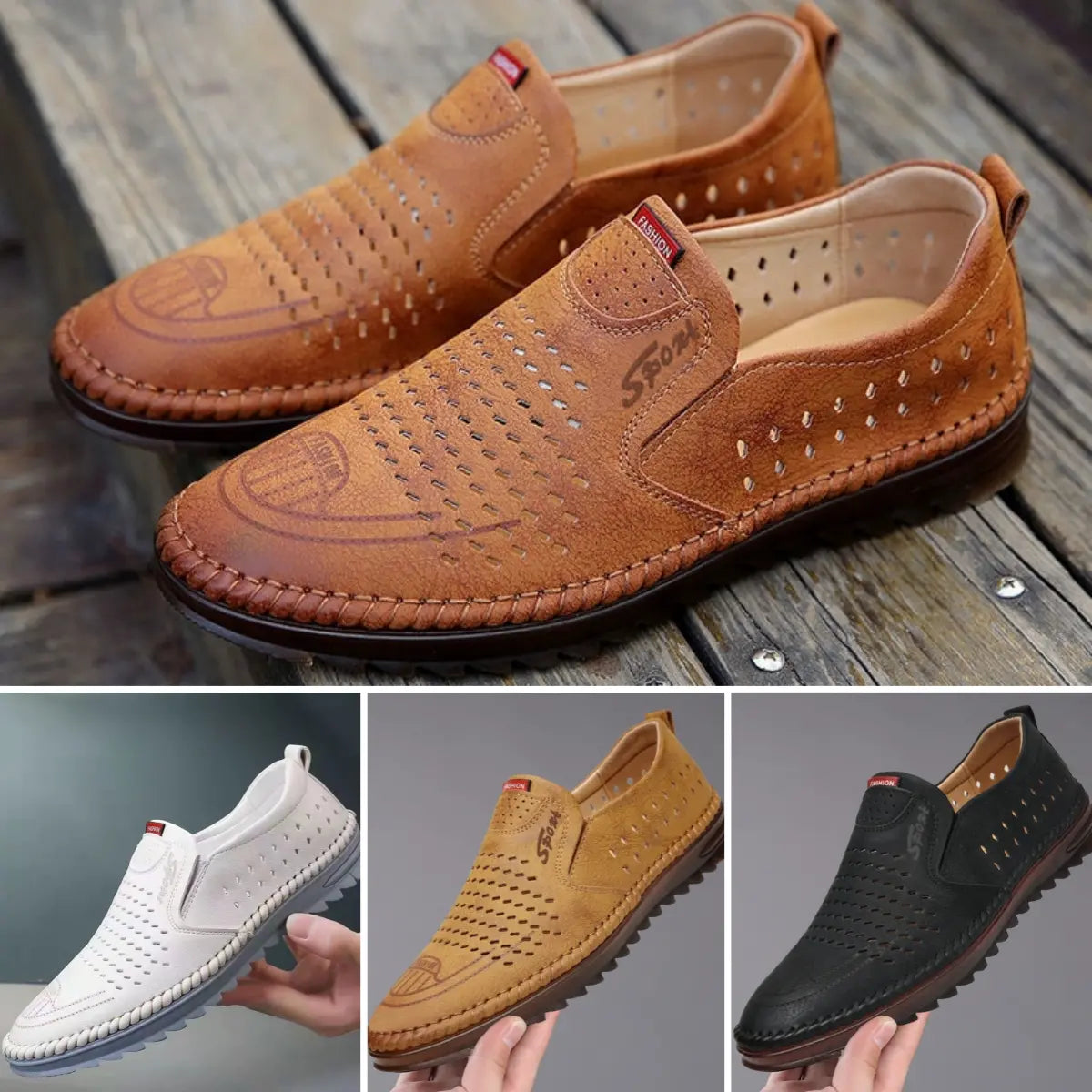 ✨【39-44】Ręcznie robione męskie skórzane buty 2026 | Styl casualowy do noszenia na zewnątrz
