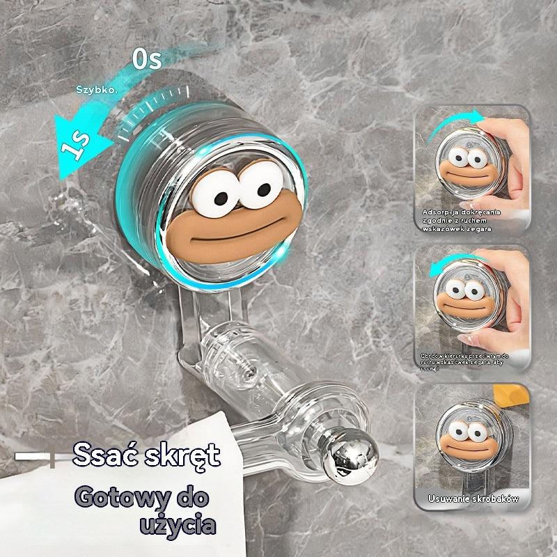 🏆✨ Wieszak próżniowy na pokrywki: BEZ wiercenia, TYLKO praktyczność! 🚀