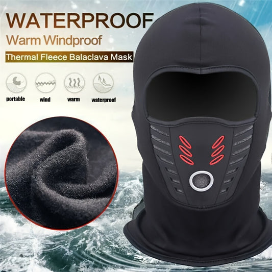 ☀️🔥 Maska pełnotwarzowa, odporna na zimno, do jazdy na nartach i jazdy konnej, zimowa, wiatroszczelna i ciepła, unisex-3887443