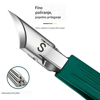 💅✂✨【Plačilo ob dostavi】✨【Kupite 1, dobite 1 gratis】🔥 Ščipalke za nohte, odporne proti brizganju, rezilo pod kotom 25° (3 kosi)