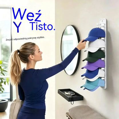 【2 sztuki】Organizator na czapki oszczędzający miejsce