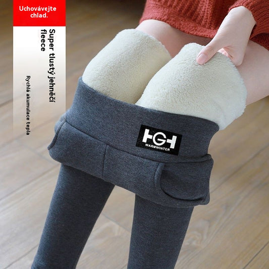 🔥🔥50% sleva【M-3XL】Legíny s vlněnou a zesílenou fleecovou podšívkou na podzim a zimu
