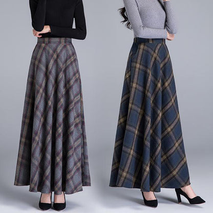 👗💖【Promocja】🔥【M-3XL】 Grubsza wełniana spódnica na jesień i zimę