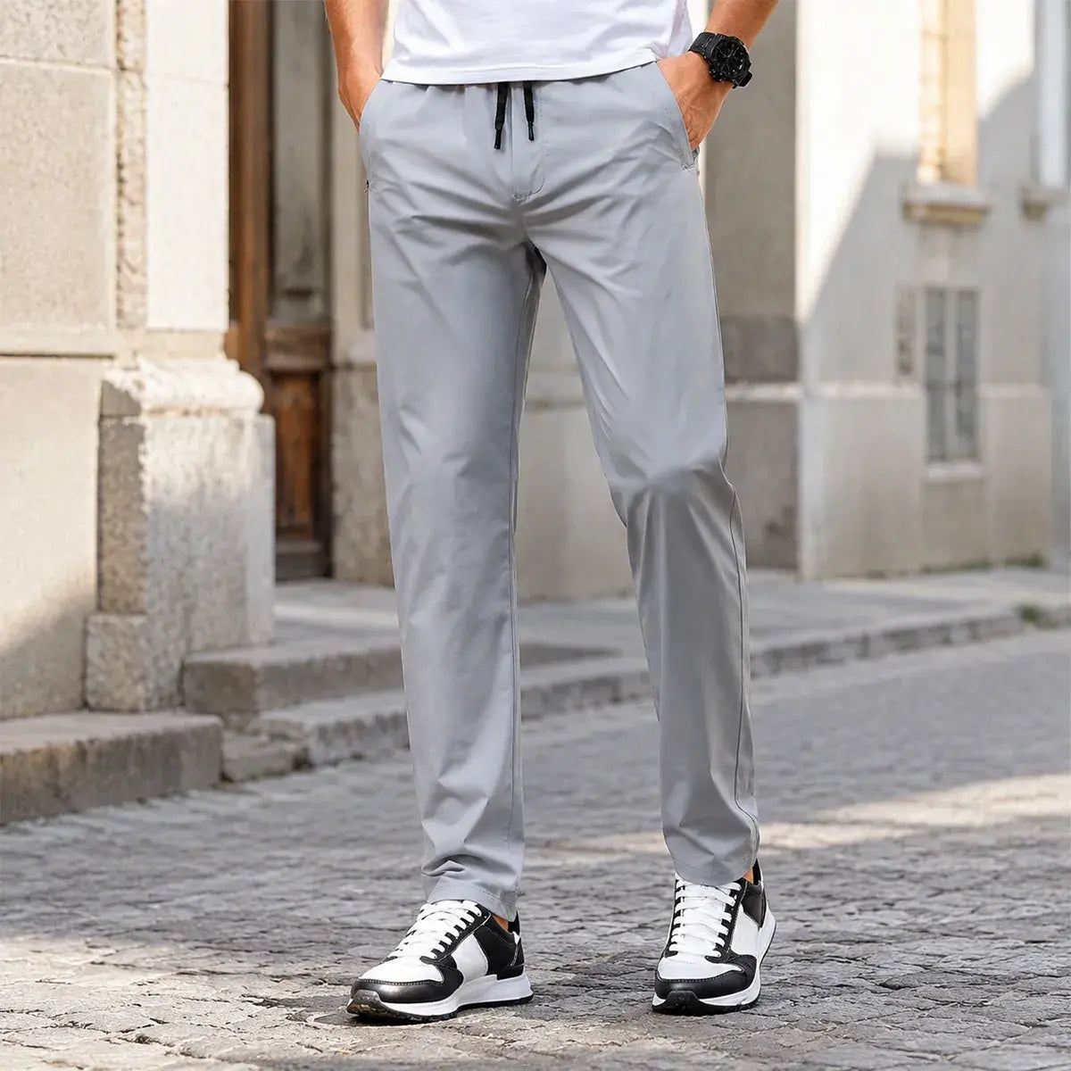 【40-115 kg】🔥【Vremenski ograničeno 50% popusta】(M-5XL) Nove elastične hlače od ledene svile za ljeto 2026.