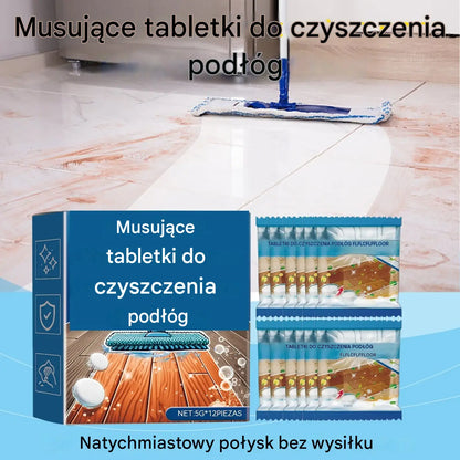 ✨【24 tabletki】 Musujące tabletki do mycia podłóg – natychmiastowy blask bez wysiłku