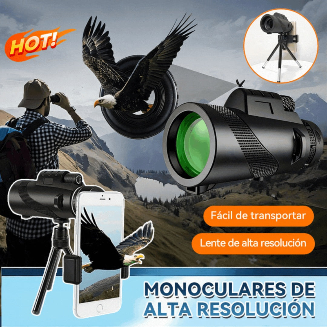🔭【Compra 1 y llévate 1 gratis】Monocular de visión nocturna de alta ampliación y alta definición, modelo nuevo 2026