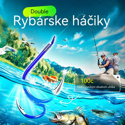 🔥🔥 Kúpte 1 a druhý získate zadarmo 🥇Klasické ultraostré dvojité rybárske háčiky
