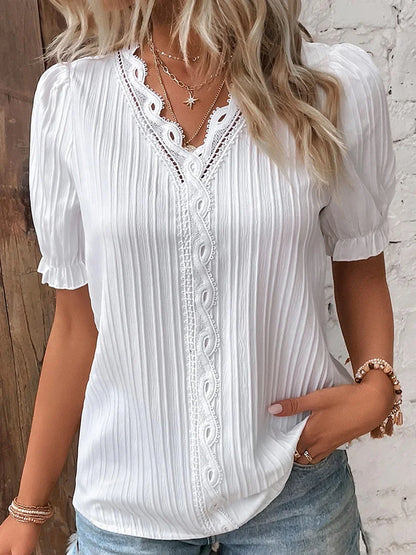 💕 💕【S-5XL】Letnia nowa stylowa damska casualowa koszulka z bawełny i lnu