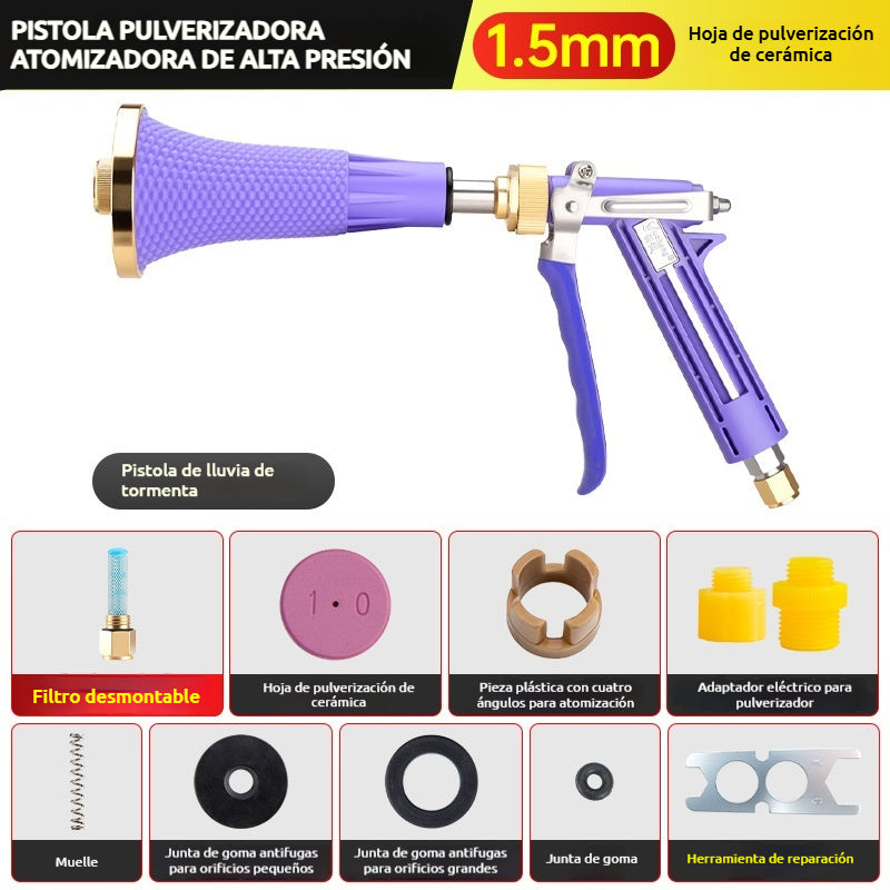 🎁🚿Pulverizador agrícola de alta presión con filtro y boquilla a prueba de viento.✅️Pago contra entrega