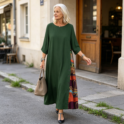 🌾【Vruća rasprodaja】💕[M-5XL] Nova lanena vintage haljina - mekana i udobna