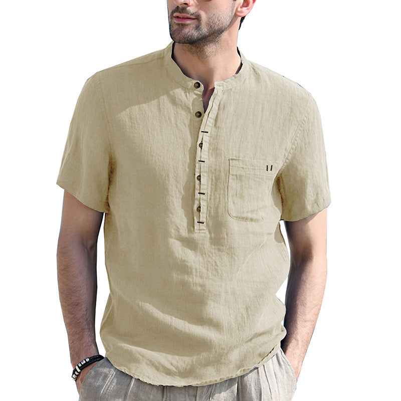 🌿50% de descuento🔥 Nuevas camisas de algodón y lino para hombre en tallas grandes ✅️Pago contra entrega