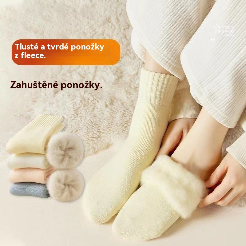 🔥【Kupte 6 kusů, dostanete 6 zdarma】🧦Silné a teplé vlněné ponožky na zimu, super silné a hřejivé, elastické, velikost 35-42