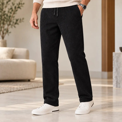 👖👖【Rozmiary M–5XL】Męskie spodnie dresowe z podszewką z polaru na jesień/zimę – luźne spodnie codzienne