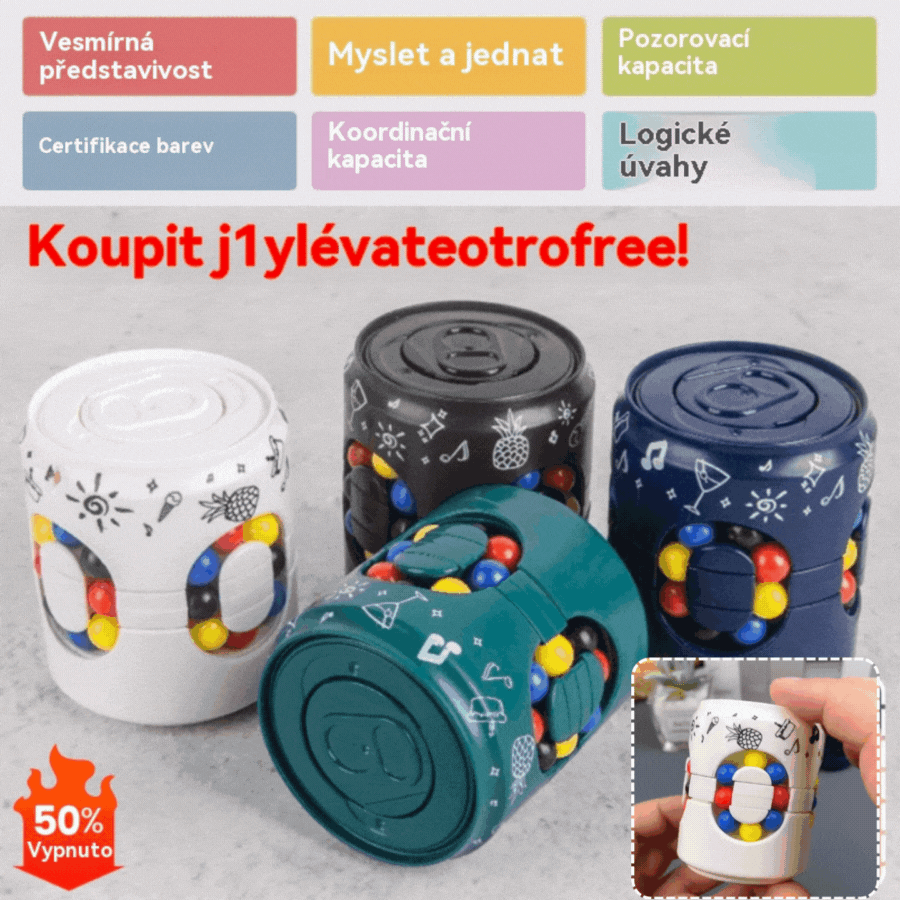 🔥✨【Kupte 1, dostanete 1 zdarma】Dětské vzdělávací hračky Rubikova kostka, Fidget Spinner, dekompresní nástroj