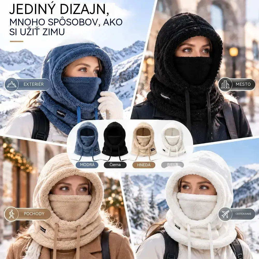 ❄️ Teplá fleecová kukla pre ženy: Ochrana a teplo v zime!