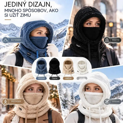 ❄️ Teplá fleecová kukla pre ženy: Ochrana a teplo v zime!