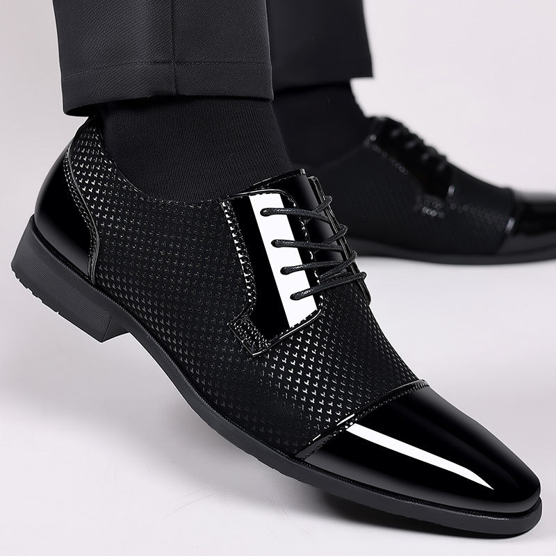 Nowe biznesowe męskie oddychające buty casual-3912739