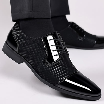 Nowe biznesowe męskie oddychające buty casual-3912739