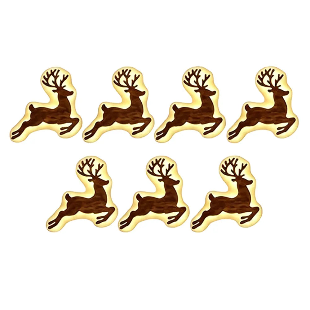 🦌✨ LED zidni dekor s sobovima | Osvijetljeni božićni ukras | Toplo osvijetljeni zidni ukras prikladan za dom i ured 🎄