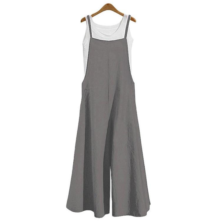 🔥✨【S-5XL】💕 Семпъл и лек гащеризон, стилен гащеризон с широки крачоли
