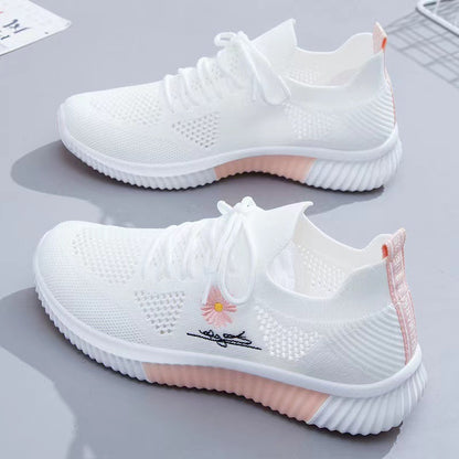 🤍👟Duży rabat ostatni dzień ✨【35-40】2025 letnie nowe damskie buty sportowe Daisy Running Mesh oddychające, 💌lekkie i oddychające, 💌antypoślizgowa podeszwa