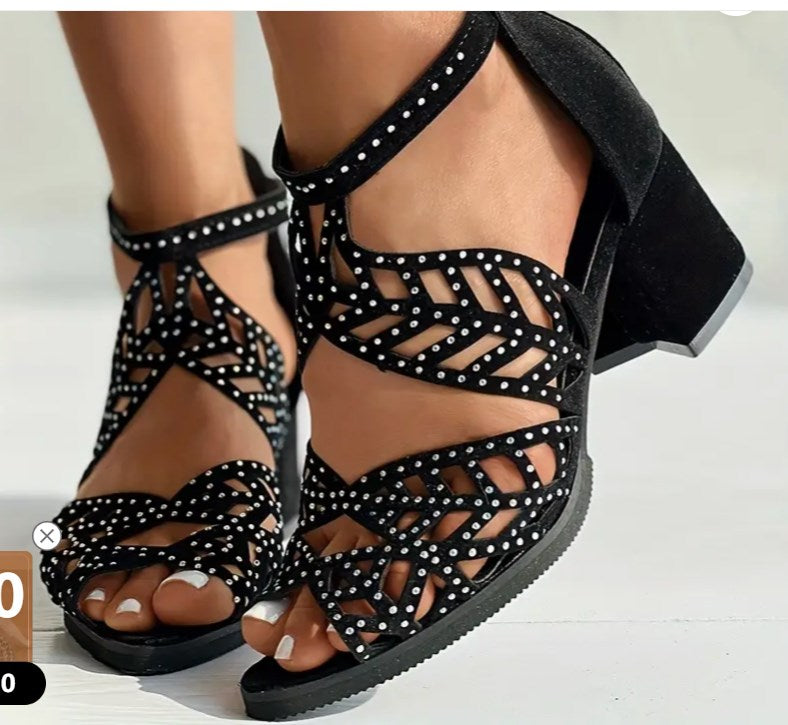 👡✨Las nuevas sandalias 2026 de tacón grueso, cómodas y transpirables