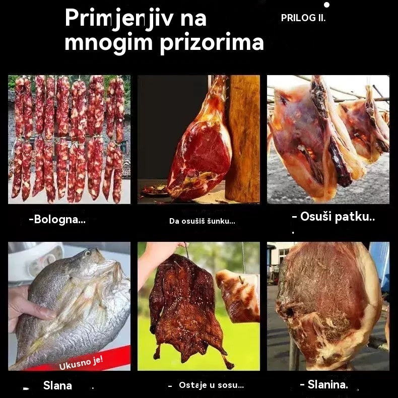 🐷🐮🔥Plaćanje pouzećem【Pakiranje od 20 komada】🔥🍖Posebne gazane vrećice za sušenje svinjetine, otporne na insekte i ptice.