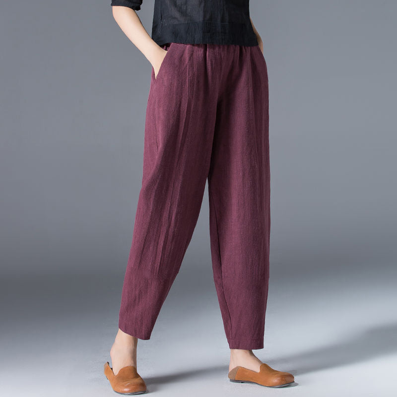 💕✨【50% de descuento🔥】Nuevos pantalones casuales sencillos y cómodos para mujer, ideales para el verano.
