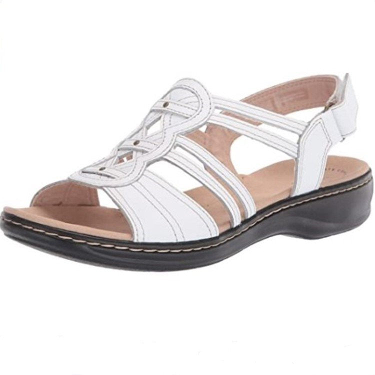 【🔥 Най-продаван артикул】【Размери 35-43】✨💕Пролетни нови дамски плажни сандали за 2026 г. - удобни равни